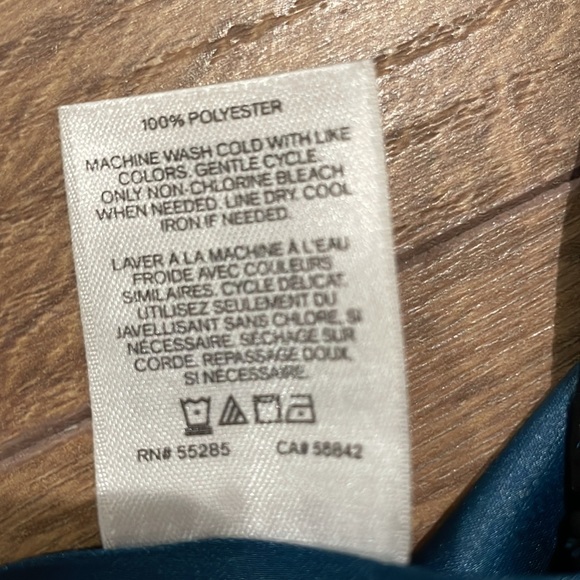 Reversible express black/teal blouse - Picture 4 of 5